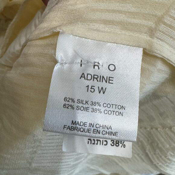 IRO Adrine Top & Delia Skirt Set Ruffle Romantic Silk blend Women's Sz 2 - Picture 8 of 12